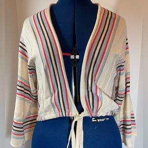 En Crème Cropped Cardigan- size medium